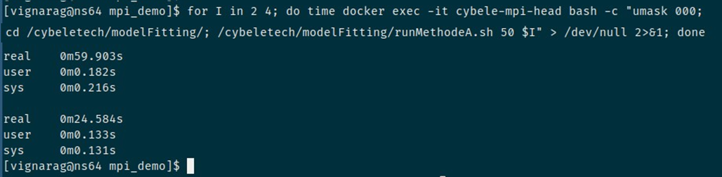 terminal output from workflow terminal output from workflow